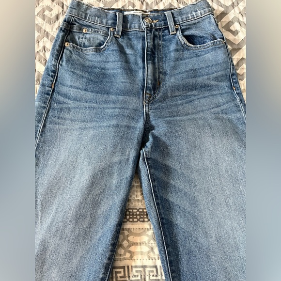 SLVRLAKE London High-Rise Straight-Leg Jeans in Bluebird - Picture 3 of 5